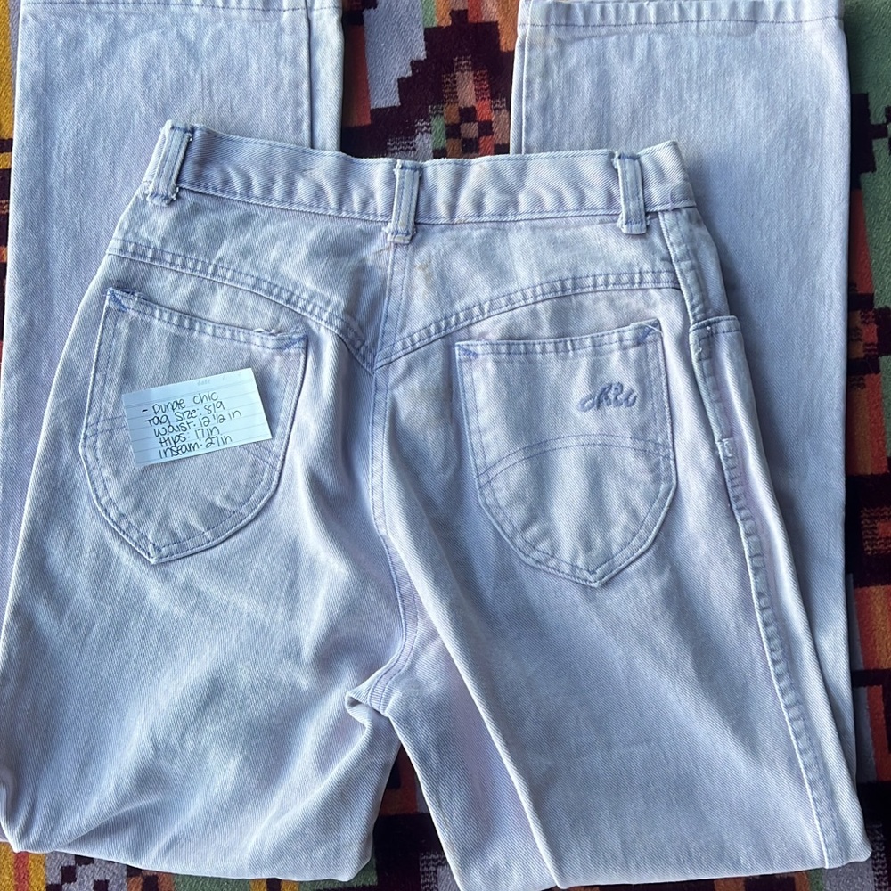 Vintage purple Chic jeans - Picture 2 of 3